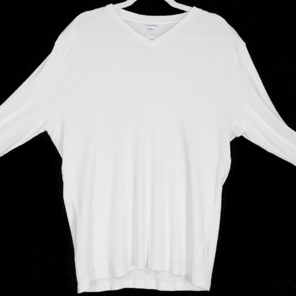 Calvin Klein Long Sleeve V-neck Pullover top